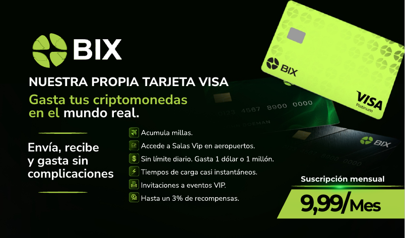 Tarjeta Visa del ecosistema
